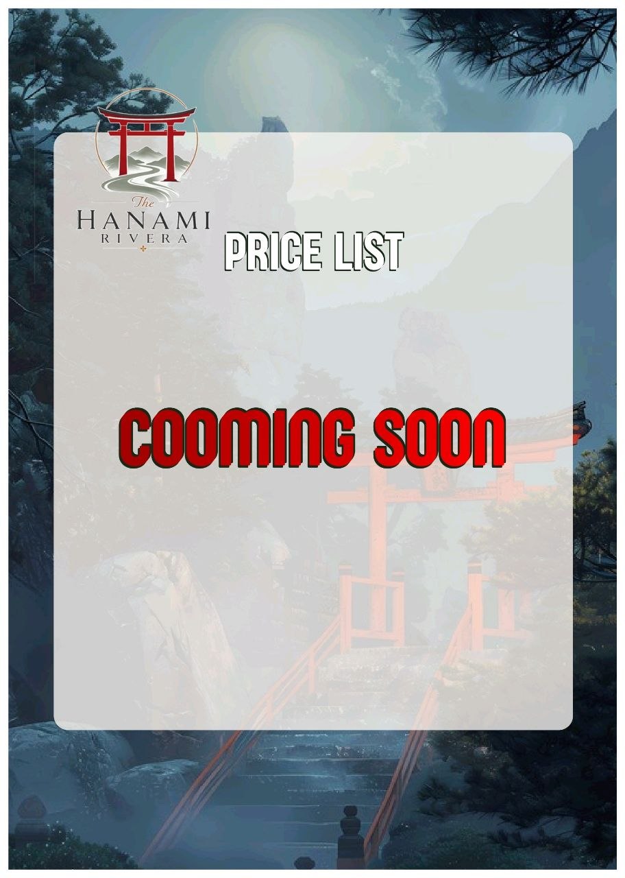 Pricelist THE HANAMI RIVERA